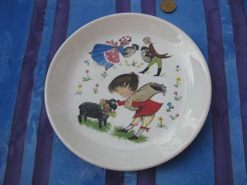 Bilton's side plate.  Staffordshire, England.