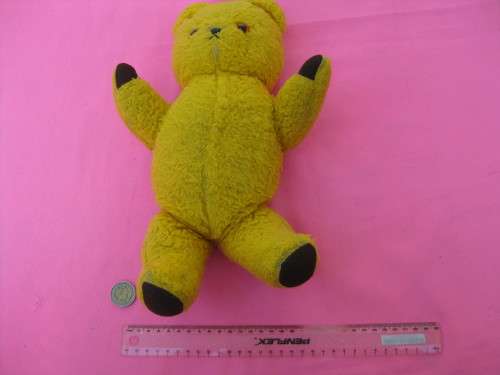 Yellow teddy bear.