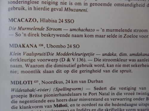 "Watername in Natal"  Hard cover.  T.J.R. Botha.