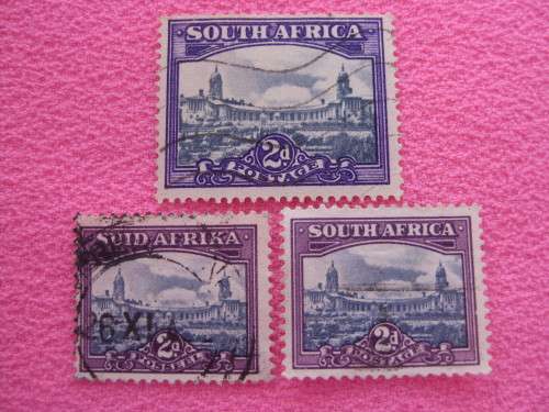 STAMP 1d Union of South Africa buildings early