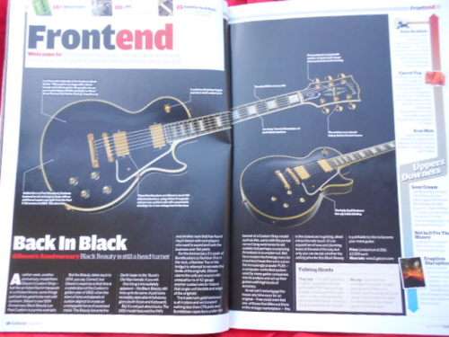 "Guitarist" Magazine. June, 2010.  Fender '72 Tele Custom & Deluxe.