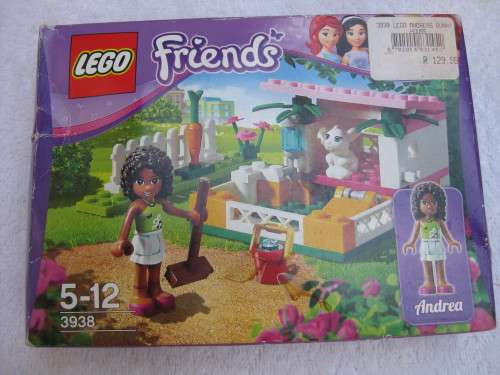 Lego Friends 3938 Andrea and the bunny hutch.  Complete, second-hand.