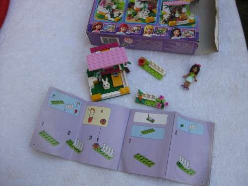 Lego Friends 3938 Andrea and the bunny hutch.  Complete, second-hand.