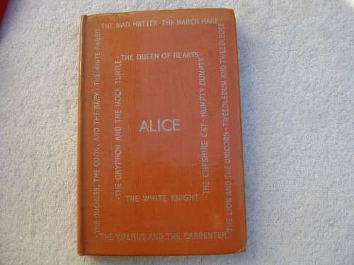 1946  "Alice in Wonderland"   Lewis Carroll.  Hard cover.