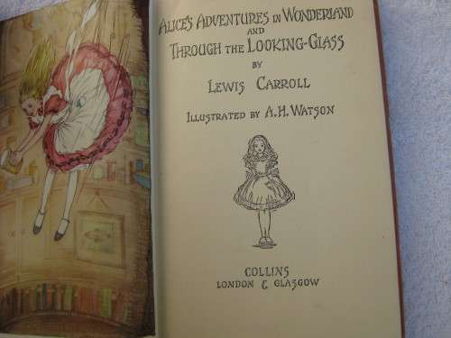 1946  "Alice in Wonderland"   Lewis Carroll.  Hard cover.