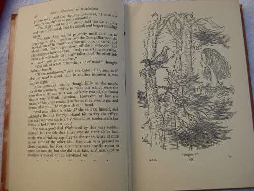 1946  "Alice in Wonderland"   Lewis Carroll.  Hard cover.