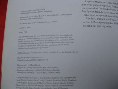 "Supernanny"  Soft cover.  Jo Frost.  How to get the best from your children.