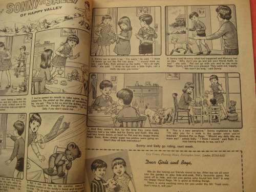 1969. "Playhour and Robin" The magic roundabout. Retro children's magazine. 18th March, 1969.