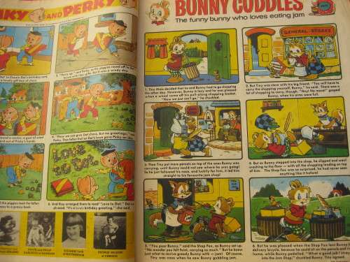 1969. "Playhour and Robin" The magic roundabout. Retro children's magazine. 6th Sept., 1969.