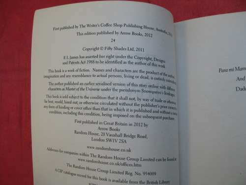 "Fifty Shades Freed" Soft cover. E.L. James.