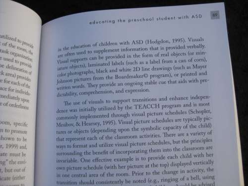 "School Success for Kids with Autism" Soft cover. Edited by Andrew L. Egel Ph.D. Katherine C. Holman