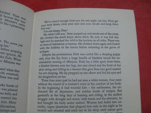 1966. "The Sound of Thunder"  First Edition.  Hard cover.  Wilbur Smith.