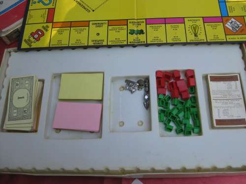 Monopoly game complete with all Title deeds, board, cards, tokens, dice, rules and money.