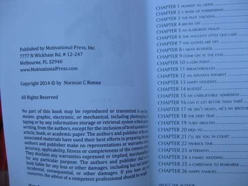 `Payoff` Norman Ronne.  Soft cover.