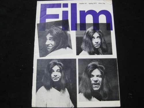 `Film` Magazine Number 65. Spring 1972.  Very good condition.