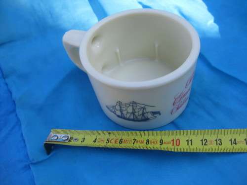 Retro `Old Spice` shaving mug.  Porcelain.
