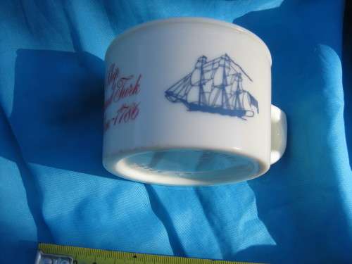 Retro `Old Spice` shaving mug.  Porcelain.