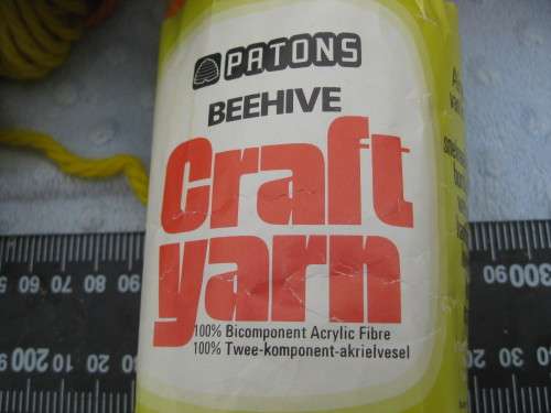 Paton`s beehive craft yarn. An all-purpose yarn for quick needlepoint,embroidery, weaving, hand knit