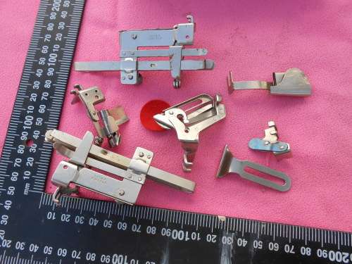 Singer sewing machine accessories.