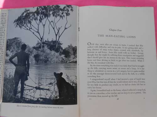 1960.  `Born Free` A Lioness of Two Worlds.  Joy Adamson.   Hard cover.