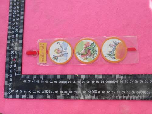 Roald Dahl bookmark.  James and the giant peach tree.