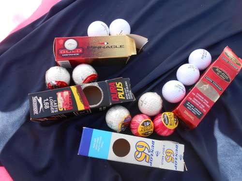 Golf balls.