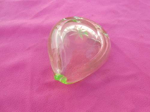 Heart-shaped Murano ashtray.
