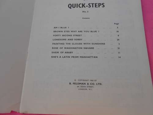 `Parade of Quick Steps No. 2`