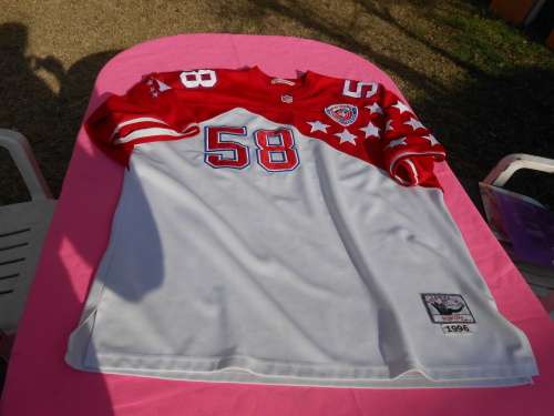Very large size 56.  Football NFL shirt.  No. 58 Derrick Thomas Kansas City Chiefs. 1996.
