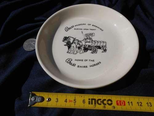 Horse Brass. Burton Upon Trent.  Home of the Brass Shire horses plate.  110mm. Poole.