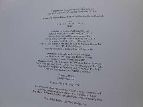 `Richard Scarry`s Best Counting Book Ever`  Hard cover.