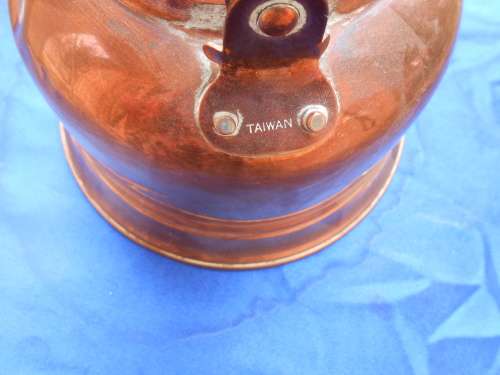 Copper kettle.  Made in Taiwan.