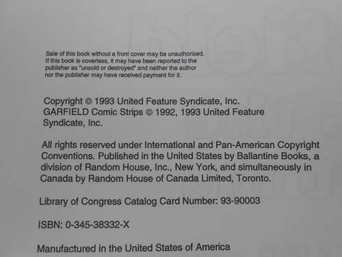 `Garfield hits the big time`  His 25th Book.  Jim Davis.  Soft cover.