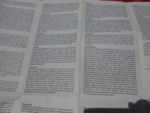 4 off AA Travel Maps.  Pta/Jhb to Kimberbly/Bloem.  E. Cape,  Durban to E.L./P.E.