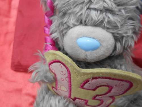 Me-to-you Teddy for an 13th birthday.