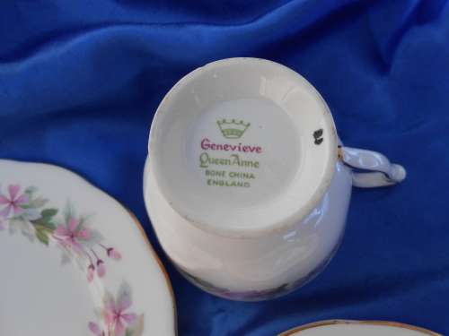 Queen Anne Genevieve trio.  No chips, cracks or repairs.