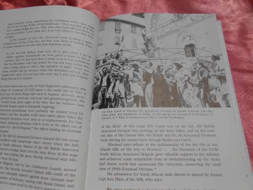 `War in Italy with the South Africans from Taranto to the Alps`  Hard cover.