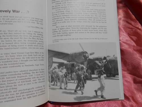 `War in Italy with the South Africans from Taranto to the Alps`  Hard cover.