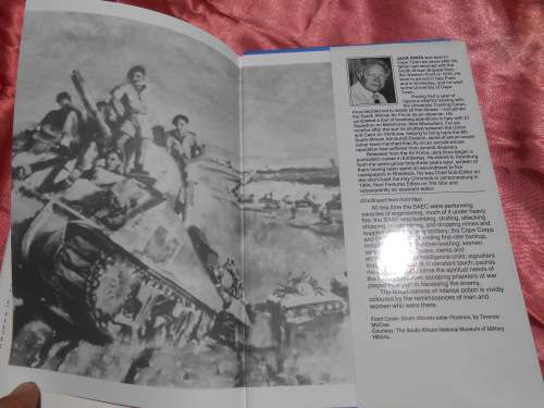 `War in Italy with the South Africans from Taranto to the Alps`  Hard cover.