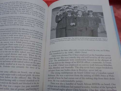 `War at Sea`  South African Maritime Operations during World War II.  Hard cover.