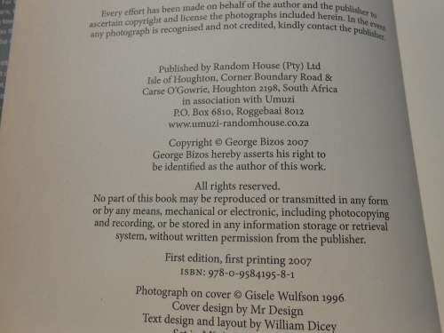 `George Bizos`  Odyssey to Freedom.  Hard cover.