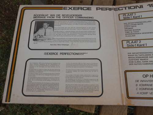Double LP  Military. Exere Perfection!  1981 Infanterieskool/Infantry School