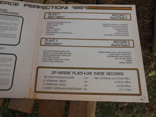 Double LP  Military. Exere Perfection!  1981 Infanterieskool/Infantry School
