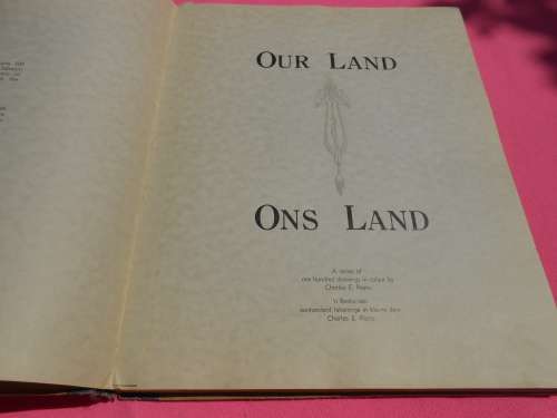 1939 `Ons Land`  Hard cover