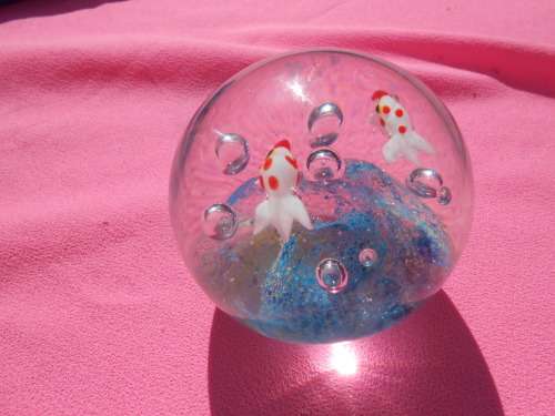 Glass paperweight