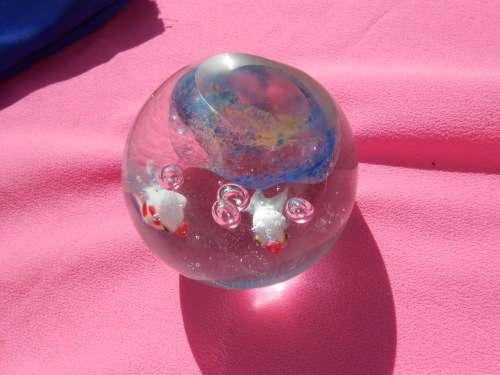 Glass paperweight