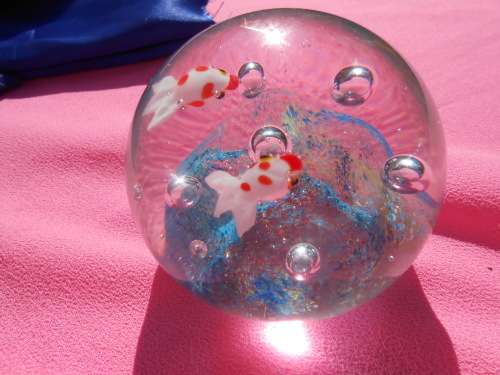 Glass paperweight