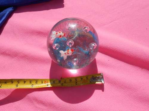 Glass paperweight