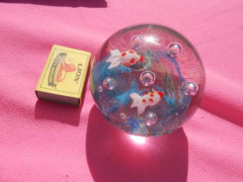 Glass paperweight