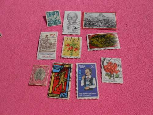 South African stamps.  160 stamps.